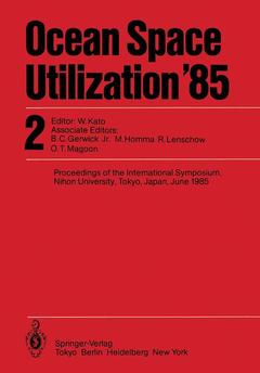 Cover of the book Ocean Space Utilization '85