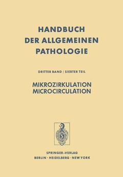 Couverture de l’ouvrage Mikrozirkulation / Microcirculation