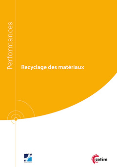 Couverture de l’ouvrage Recyclage des matériaux (9Q246)