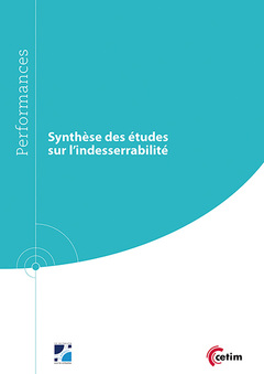 Cover of the book Synthèse des études sur l' indesserrabilité (9Q250)