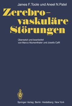Couverture de l’ouvrage Zerebro-vaskuläre Störungen