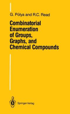 Couverture de l’ouvrage Combinatorial Enumeration of Groups, Graphs, and Chemical Compounds