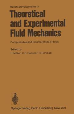 Couverture de l’ouvrage Recent Developments in Theoretical and Experimental Fluid Mechanics