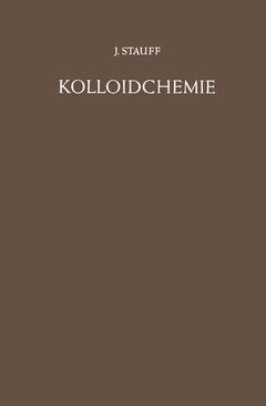 Couverture de l’ouvrage Kolloidchemie