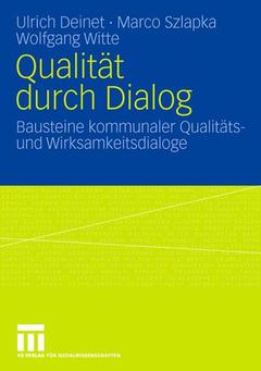 Couverture de l’ouvrage Qualität durch Dialog