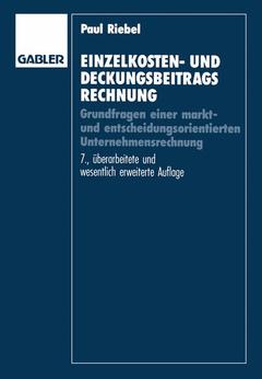 Cover of the book Einzelkosten- und Deckungsbeitragsrechnung