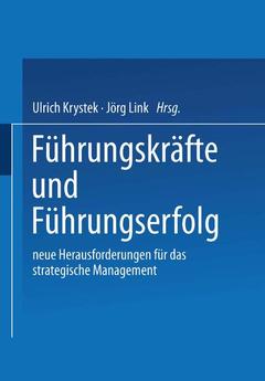 Cover of the book Führungskräfte und Führungserfolg