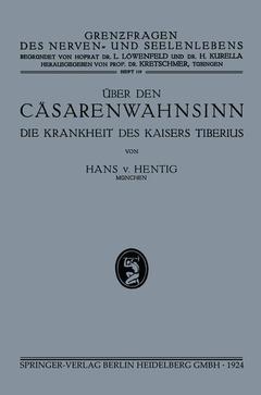Couverture de l’ouvrage über den Cäsarenwahnsinn