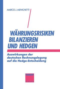 Cover of the book Währungsrisiken bilanzieren und hedgen