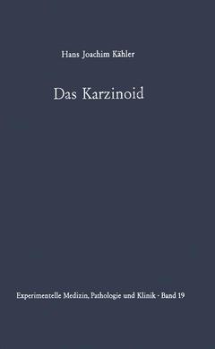 Couverture de l’ouvrage Das Karzinoid