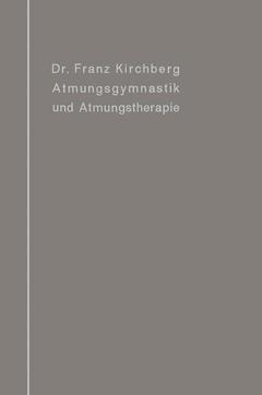 Cover of the book Atmungsgymnastik und Atmungstherapie