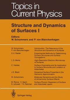 Couverture de l’ouvrage Structure and Dynamics of Surfaces I