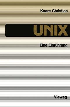 Couverture de l’ouvrage UNIX
