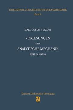 Couverture de l’ouvrage Vorlesungen über analytische Mechanik