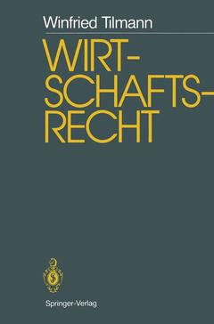 Cover of the book Wirtschaftsrecht