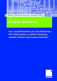 Couverture de l’ouvrage Mobile Business