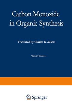 Couverture de l’ouvrage Carbon Monoxide in Organic Synthesis