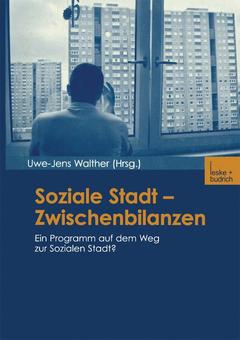 Cover of the book Soziale Stadt — Zwischenbilanzen