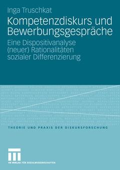 Cover of the book Kompetenzdiskurs und Bewerbungsgespräche