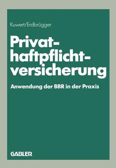 Couverture de l’ouvrage Privat-Haftpflichtversicherung