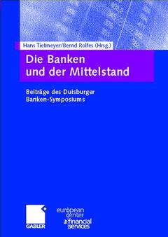 Couverture de l’ouvrage Die Banken und der Mittelstand
