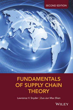 Couverture de l’ouvrage Fundamentals of Supply Chain Theory