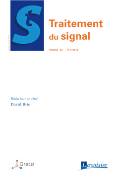 Couverture de l'ouvrage Traitement du signal Volume 32 N° 1/Janvier-Mars 2015
