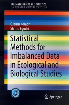 Cover of the book Statistical Methods for Imbalanced Data in Ecological and Biological Studies