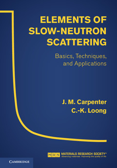 Couverture de l’ouvrage Elements of Slow-Neutron Scattering