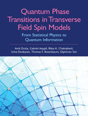 Couverture de l’ouvrage Quantum Phase Transitions in Transverse Field Spin Models