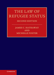 Couverture de l’ouvrage The Law of Refugee Status