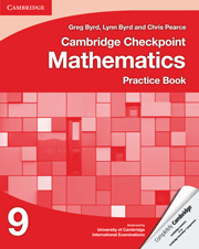 Couverture de l’ouvrage Cambridge Checkpoint Mathematics Practice Book 9