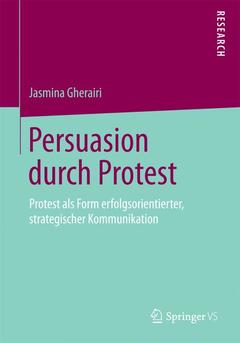 Couverture de l’ouvrage Persuasion durch Protest