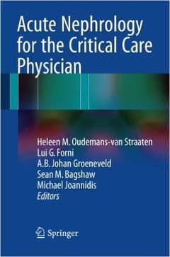 Couverture de l’ouvrage Acute Nephrology for the Critical Care Physician