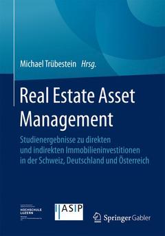 Couverture de l’ouvrage Real Estate Asset Management