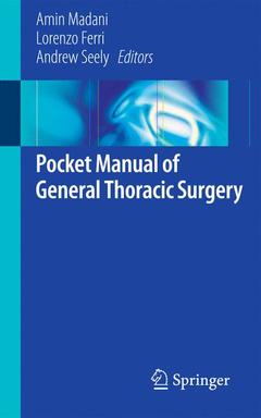 Couverture de l’ouvrage Pocket Manual of General Thoracic Surgery