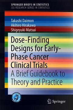 Couverture de l’ouvrage Dose-Finding Designs for Early-Phase Cancer Clinical Trials