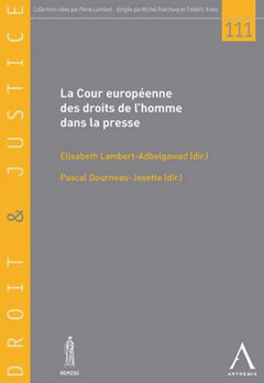 Couverture de l’ouvrage LA COUR EUROPÉENNE DES DROITS DE L'HOMME DANS LA PRESSE