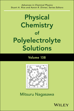 Couverture de l’ouvrage Physical Chemistry of Polyelectrolyte Solutions, Volume 158
