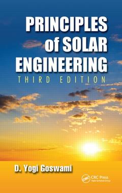 Couverture de l’ouvrage Principles of Solar Engineering