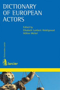 Couverture de l’ouvrage Dictionary of European Actors