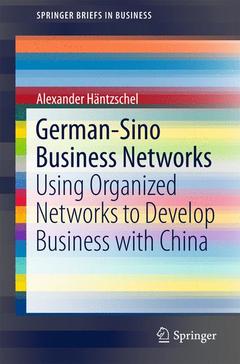 Cover of the book German-Sino Business Networks