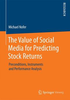 Couverture de l’ouvrage The Value of Social Media for Predicting Stock Returns