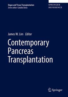 Couverture de l’ouvrage Contemporary Pancreas Transplantation