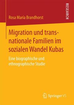 Couverture de l’ouvrage Migration und transnationale Familien im sozialen Wandel Kubas