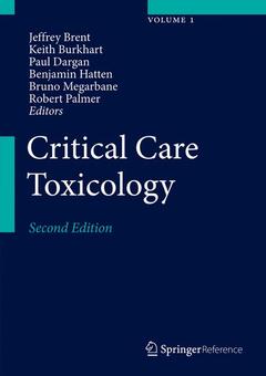 Couverture de l’ouvrage Critical Care Toxicology