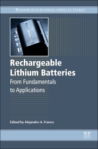 Couverture de l’ouvrage Rechargeable Lithium Batteries