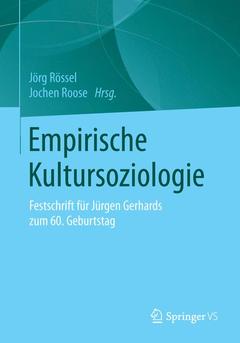 Couverture de l’ouvrage Empirische Kultursoziologie