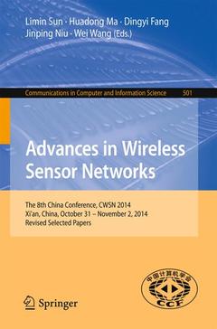Couverture de l’ouvrage Advances in Wireless Sensor Networks