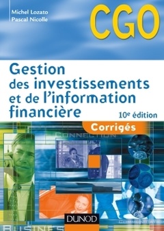 Cover of the book Gestion des investissements et de l'information financière